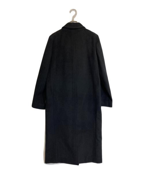 Lisiere（リジェール）Lisiere (リジェール) ウールカシミヤコート ブラック サイズ:FREEの古着・服飾アイテム