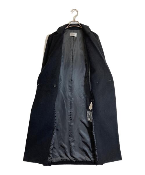 Lisiere（リジェール）Lisiere (リジェール) ウールカシミヤコート ブラック サイズ:FREEの古着・服飾アイテム