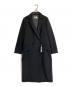 Lisiere（リジェール）の古着「ウールカシミヤコート」｜ブラック