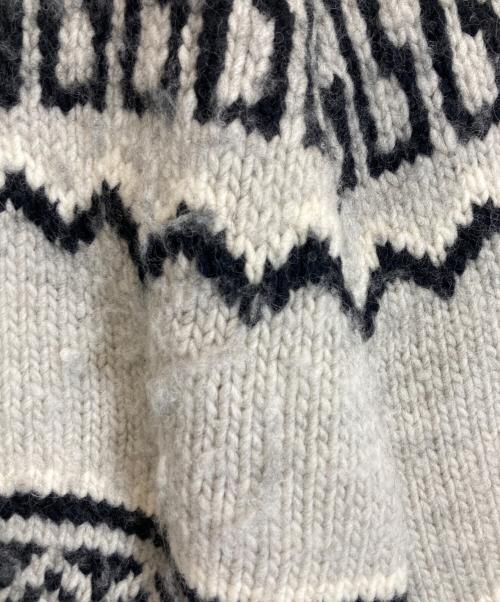 THIRD MAGAZINE（サードマガジン）THIRD MAGAZINE (サードマガジン) カウチンジップカーディガン グレー サイズ:9の古着・服飾アイテム