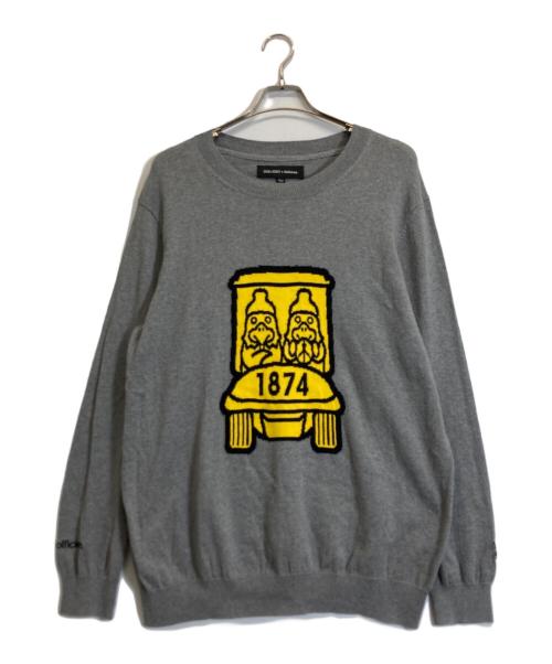 LYLE&SCOTT（ライル＆スコット）LYLE&SCOTT (ライル＆スコット) Golfickers (ゴルフィッカーズ) ニット グレー サイズ:Lの古着・服飾アイテム