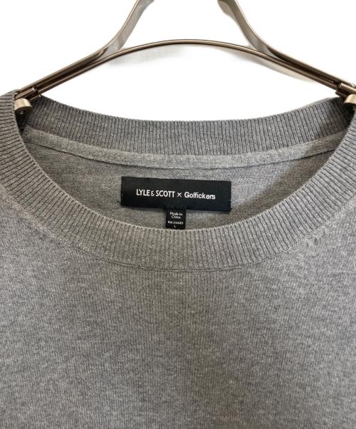 LYLE&SCOTT（ライル＆スコット）LYLE&SCOTT (ライル＆スコット) Golfickers (ゴルフィッカーズ) ニット グレー サイズ:Lの古着・服飾アイテム