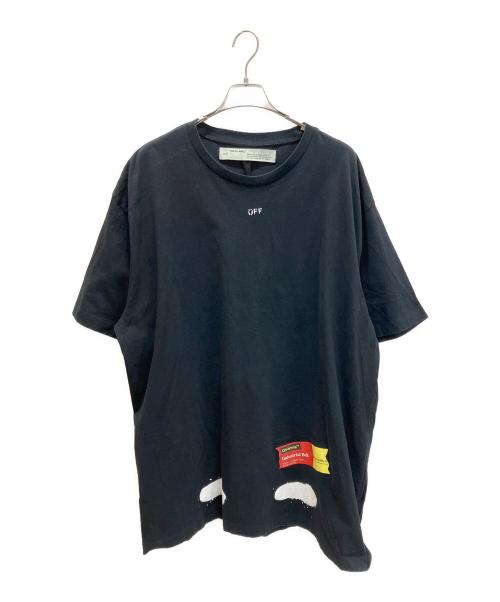 OFFWHITE（オフホワイト）OFFWHITE (オフホワイト) プリントTシャツ ブラック サイズ:XLの古着・服飾アイテム