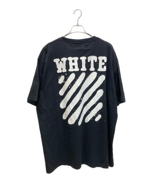 OFFWHITE（オフホワイト）OFFWHITE (オフホワイト) プリントTシャツ ブラック サイズ:XLの古着・服飾アイテム