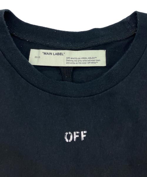 OFFWHITE（オフホワイト）OFFWHITE (オフホワイト) プリントTシャツ ブラック サイズ:XLの古着・服飾アイテム