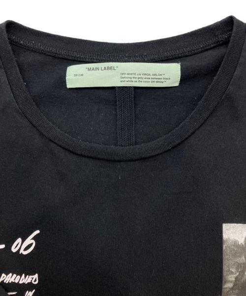 OFFWHITE（オフホワイト）OFFWHITE (オフホワイト) プリントTシャツ ブラック サイズ:XXLの古着・服飾アイテム