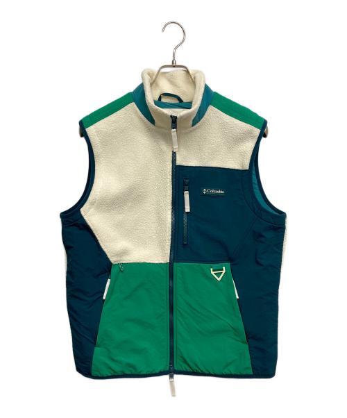 Columbia（コロンビア）Columbia (コロンビア) KITH (キス) Sherpa Vest グリーン サイズ:Sの古着・服飾アイテム