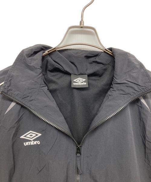 UMBRO（アンブロ）UMBRO (アンブロ) PUBLUX (パブリュクス) ナイロンジャケット ブラック サイズ:Mの古着・服飾アイテム