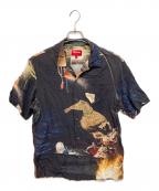 SUPREMEシュプリーム）の古着「21SS Firecracker Rayon S/S Shirt 半袖シャツ」｜ブラック