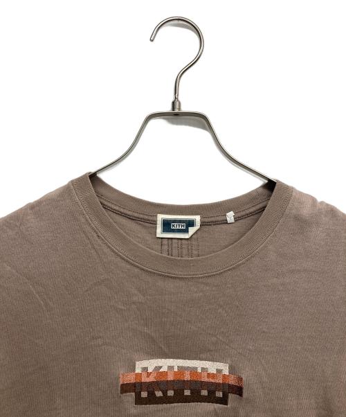 KITH（キス）KITH (キス) Through Panel Tee ベージュ サイズ:Sの古着・服飾アイテム