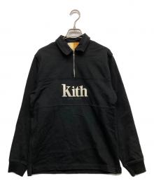 KITH（キス）の古着「Carnegie Long Sleeve Rugby」｜ブラック