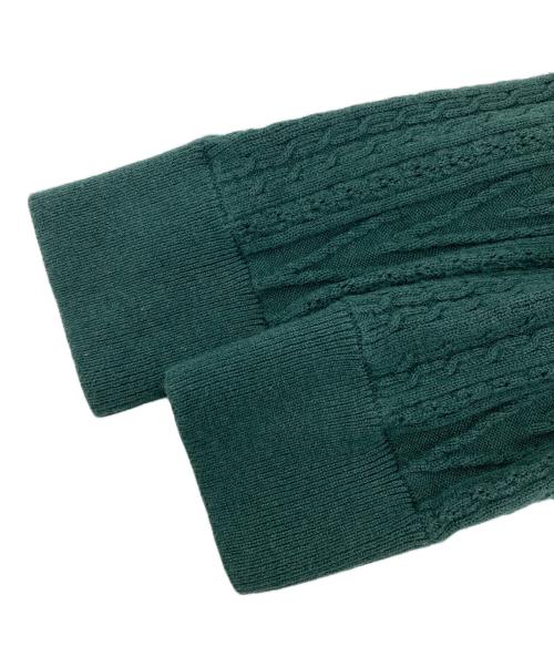 KITH（キス）KITH (キス) ニットポロシャツ グリーン サイズ:Sの古着・服飾アイテム