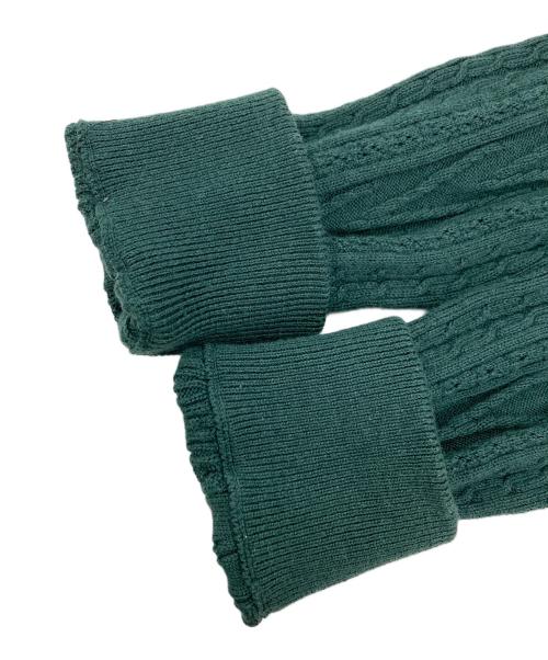 KITH（キス）KITH (キス) ニットポロシャツ グリーン サイズ:Sの古着・服飾アイテム