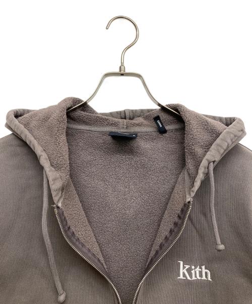 KITH（キス）KITH (キス) Williams III Zip Up Hoodie グレージュ サイズ:Sの古着・服飾アイテム