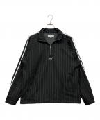 KITHキス）の古着「Double Weave Riley Quarter Zip」｜ブラック