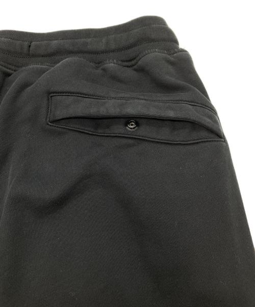 STONE ISLAND（ストーンアイランド）STONE ISLAND (ストーンアイランド) ガーメントダイコットンスウェットシャーリングテーパードカーゴリブパンツ ブラック サイズ:Sの古着・服飾アイテム
