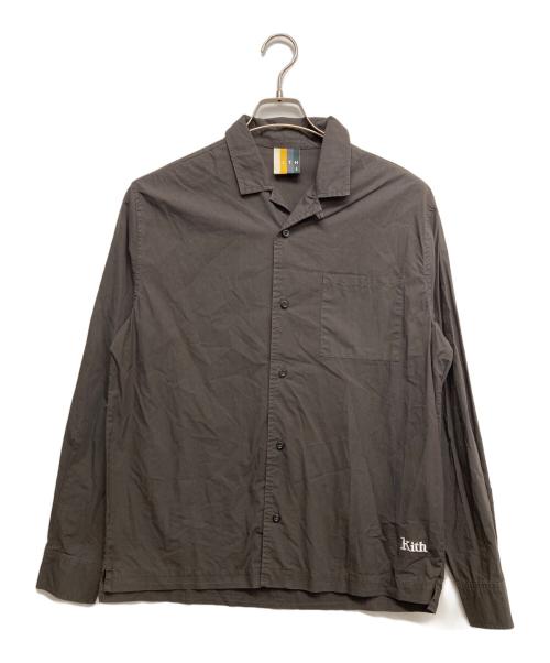KITH（キス）KITH (キス) Thompson Camp Collar Shirt チャコールグレー サイズ:XSの古着・服飾アイテム