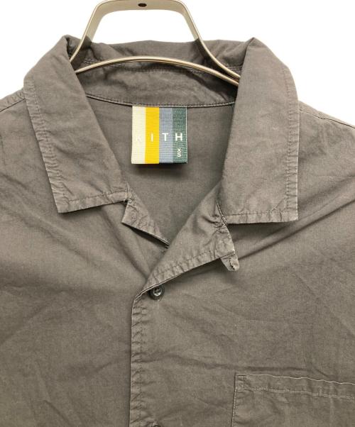 KITH（キス）KITH (キス) Thompson Camp Collar Shirt チャコールグレー サイズ:XSの古着・服飾アイテム