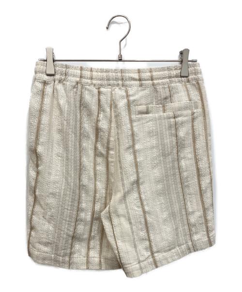 KITH（キス）KITH (キス) Multi Stitch Hardaway Short ベージュ サイズ:Sの古着・服飾アイテム