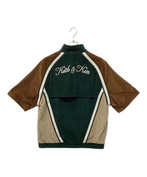 KITH（キス）KITH (キス) Linden Retro Quarter Zip グリーン サイズ:Sの古着・服飾アイテム