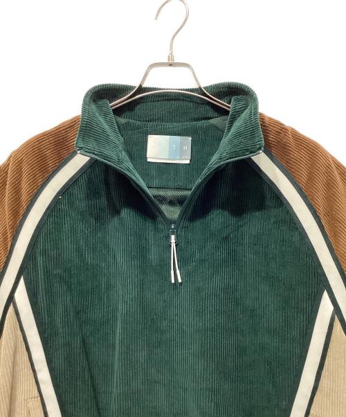 KITH（キス）KITH (キス) Linden Retro Quarter Zip グリーン サイズ:Sの古着・服飾アイテム