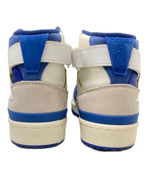 adidas（アディダス）adidas (アディダス) ハイカットスニーカー ホワイト×ブルー サイズ:26.0cmの古着・服飾アイテム