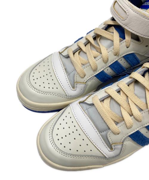 adidas（アディダス）adidas (アディダス) ハイカットスニーカー ホワイト×ブルー サイズ:26.0cmの古着・服飾アイテム