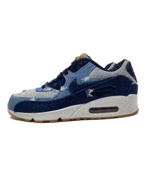 NIKE（ナイキ）NIKE (ナイキ) LEVI'S (リーバイス) AIR MAX 90 PREMIUM ID (エア マックス 90 プレミアム アイディー) インディゴ サイズ:26.0cmの古着・服飾アイテム