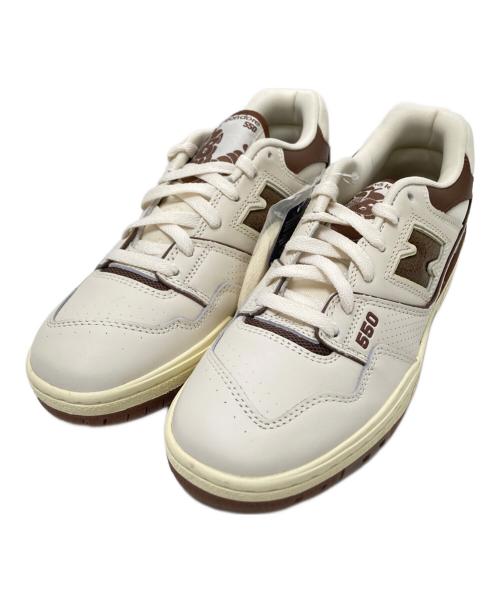 NEW BALANCE（ニューバランス）NEW BALANCE (ニューバランス) Aime Leon Dore (エメ レオン ドレ) ローカットスニーカー ナチュラル×ブラウン サイズ:25.5cmの古着・服飾アイテム