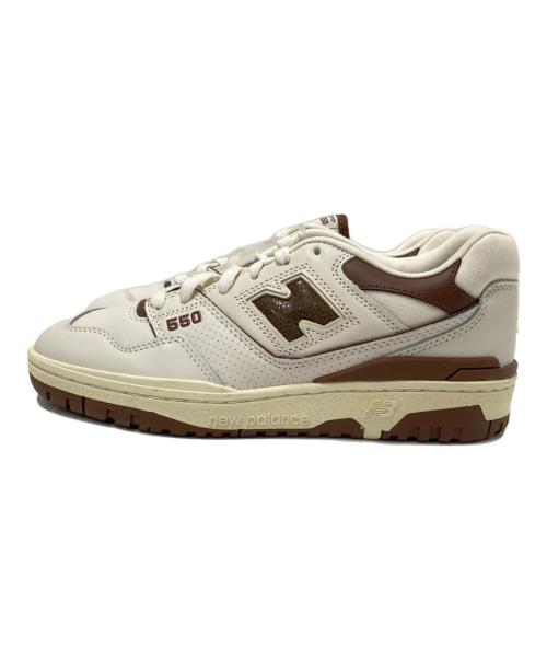 NEW BALANCE（ニューバランス）NEW BALANCE (ニューバランス) Aime Leon Dore (エメ レオン ドレ) ローカットスニーカー ナチュラル×ブラウン サイズ:25.5cmの古着・服飾アイテム