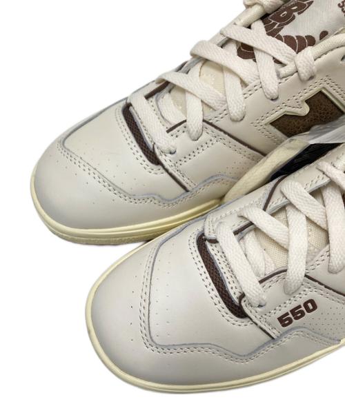 NEW BALANCE（ニューバランス）NEW BALANCE (ニューバランス) Aime Leon Dore (エメ レオン ドレ) ローカットスニーカー ナチュラル×ブラウン サイズ:25.5cmの古着・服飾アイテム