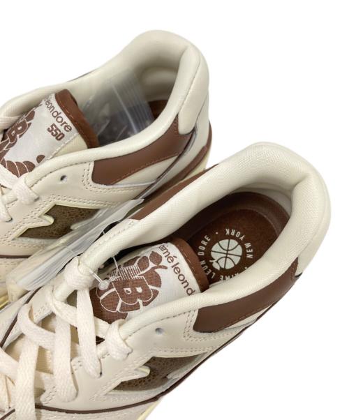 NEW BALANCE（ニューバランス）NEW BALANCE (ニューバランス) Aime Leon Dore (エメ レオン ドレ) ローカットスニーカー ナチュラル×ブラウン サイズ:25.5cmの古着・服飾アイテム