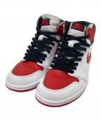 NIKEナイキ）の古着「ハイカットスニーカー」｜レッド×ホワイト