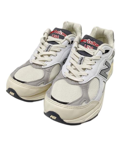 NEW BALANCE（ニューバランス）NEW BALANCE (ニューバランス) ローカットスニーカー ホワイト サイズ:25.5cmの古着・服飾アイテム