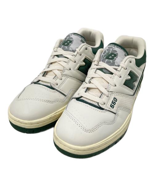 NEW BALANCE（ニューバランス）NEW BALANCE (ニューバランス) Aime Leon Dore (エメ レオン ドレ) ローカットスニーカー ホワイト サイズ:25.5cmの古着・服飾アイテム