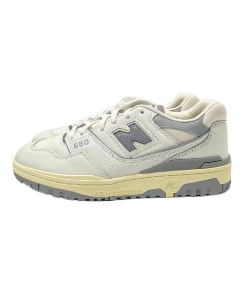 NEW BALANCE（ニューバランス）NEW BALANCE (ニューバランス) Aime Leon Dore (エメ レオン ドレ) ローカットスニーカー ホワイト×グレー サイズ:25.5cmの古着・服飾アイテム