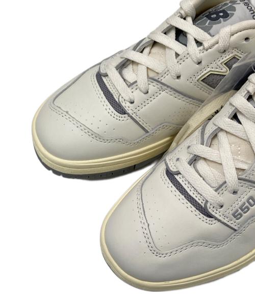 NEW BALANCE（ニューバランス）NEW BALANCE (ニューバランス) Aime Leon Dore (エメ レオン ドレ) ローカットスニーカー ホワイト×グレー サイズ:25.5cmの古着・服飾アイテム