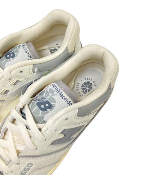 NEW BALANCE（ニューバランス）NEW BALANCE (ニューバランス) Aime Leon Dore (エメ レオン ドレ) ローカットスニーカー ホワイト×グレー サイズ:25.5cmの古着・服飾アイテム