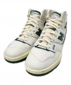 NEW BALANCE×Aime Leon Doreニューバランス×エメ レオン ドレ）の古着「ハイカットスニーカー」｜ホワイト×グリーン