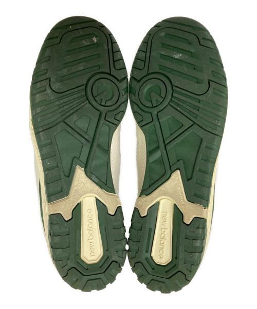 NEW BALANCE（ニューバランス）NEW BALANCE (ニューバランス) Aime Leon Dore (エメ レオン ドレ) ハイカットスニーカー ホワイト×グリーン サイズ:26.0㎝の古着・服飾アイテム