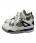 NIKE (ナイキ) AIR JORDAN 4 RETRO ホワイト×グリーン サイズ:26：10000円