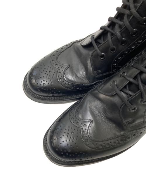 GEORGE WEBB（ジョージウェブ）GEORGE WEBB (ジョージウェブ) ウィングチップブーツ ブラック サイズ:7 Fの古着・服飾アイテム