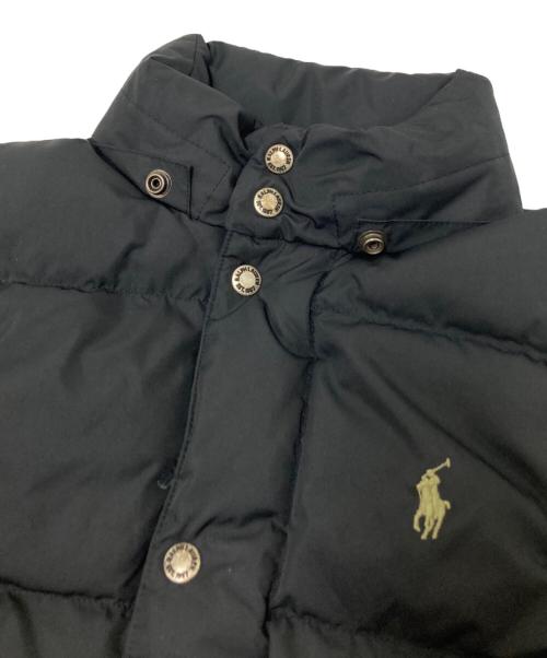POLO RALPH LAUREN（ポロ・ラルフローレン）POLO RALPH LAUREN (ポロ・ラルフローレン) ダウンベスト ブラック サイズ:XSの古着・服飾アイテム