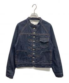 sisisi comfort（スースース―コンフォート）の古着「BASIC DENIM JACKET」｜インディゴ