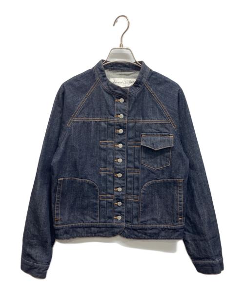 sisisi comfort（スースース―コンフォート）sisisi comfort (スースース―コンフォート) BASIC DENIM JACKET インディゴ サイズ:38の古着・服飾アイテム