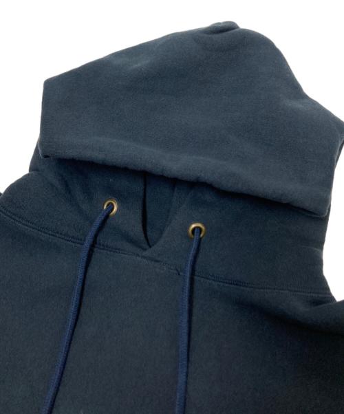Champion REVERSE WEAVE（チャンピオン リバース ウィーブ）Champion REVERSE WEAVE (チャンピオン リバース ウィーブ) プルオーバーパーカー ネイビー サイズ:Lの古着・服飾アイテム