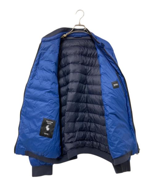 BOSS HUGO BOSS（ボス ヒューゴボス）BOSS HUGO BOSS (ボス ヒューゴボス) ダウンジャケット ブルー サイズ:US:46Rの古着・服飾アイテム
