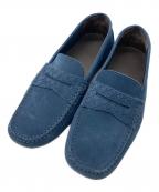 BOTTEGA VENETAボッテガベネタ）の古着「スウェードローファー」｜ブルー