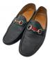 GUCCI（グッチ）の古着「シェリーラインビットドライビングシューズ」｜ブラック