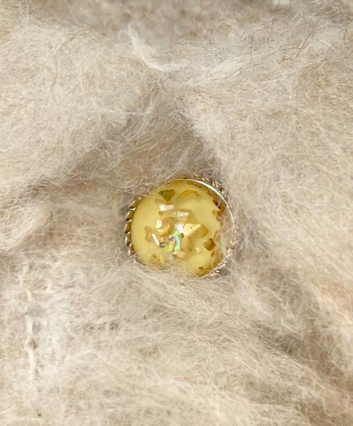 willfully（ウィルフリー）willfully (ウィルフリー) リバーシブル ブラッシュド ライトリー ニット カーディガン ベージュ サイズ:Sの古着・服飾アイテム